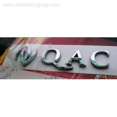 Customed Chrome Plastic Car Logo Sign Car Badge